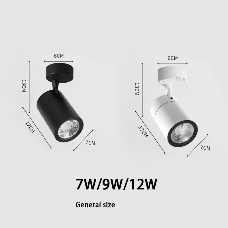 spot led à intensité variable pour éclairage intérieur moderne - vue 5 sur 8