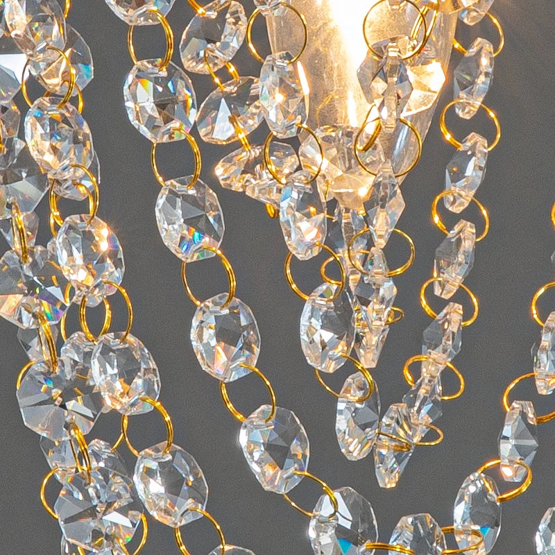 suspension en cristal fleur de soleil pour décoration intérieure