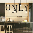 suspension nordique diy love luminaire décoratif pour loft et bar