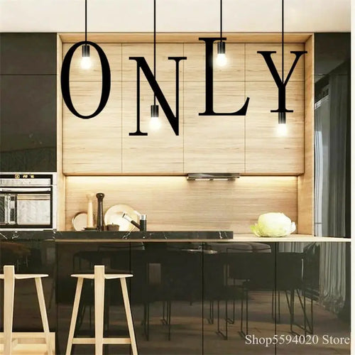 suspension nordique diy love luminaire décoratif pour loft et bar - vue 5 sur 29
