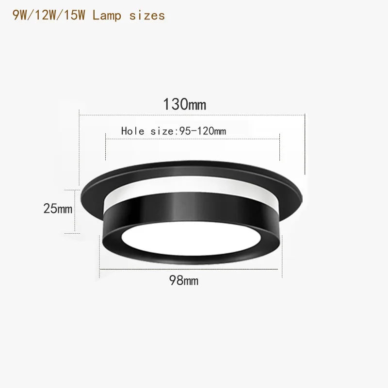 Spot lumineux LED encastrable en cristal pour le plafond - vue 3 sur 6