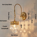 applique murale cristal luxe pour décoration intérieure et extérieure