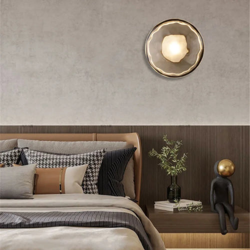 Design-Wandleuchte aus Glas für moderne elegante Dekoration - vue 4 sur 10