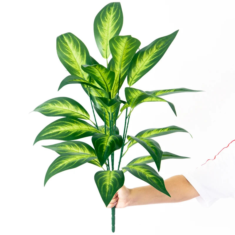 plantes artificielles feuillage tropical magnolia bambou décoration intérieure - vue 13 sur 13