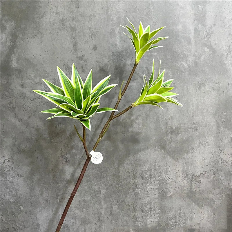grandes branches de lys artificiels avec feuillage réaliste pour décoration
