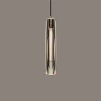 Suspension en cristal de luxe postmoderne entièrement en cuivre