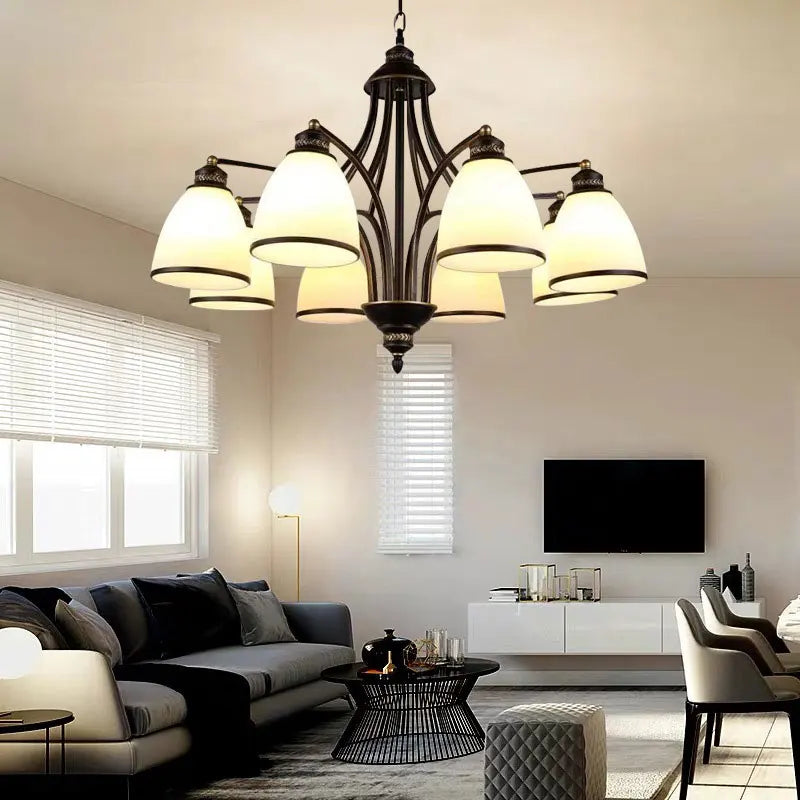 lustre rétro américain pour éclairage intérieur de plafond