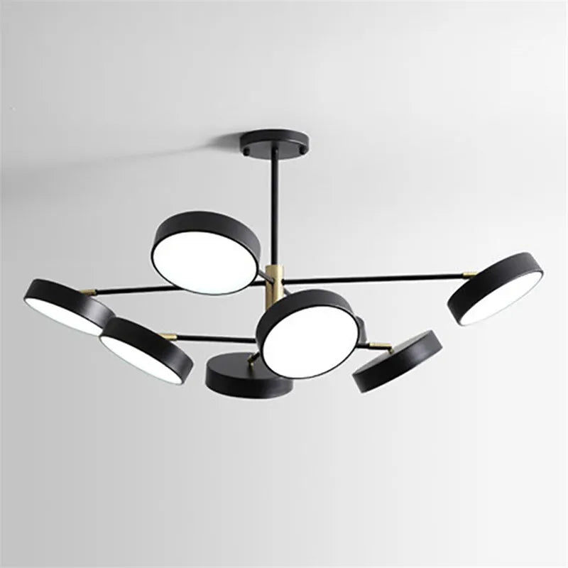lustre led moderne nordique simple pour décoration intérieure - vue 6 sur 11