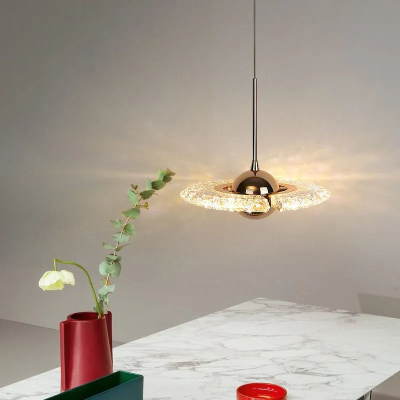 suspension nordique rotatif led multi-style rond - vue 3 sur 8