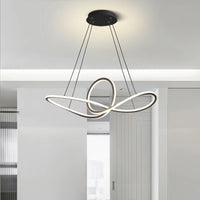 Kreativer LED-Kronleuchter aus Aluminium im nordischen postmodernen Stil