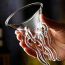 verre a cocktail original motif animaux decoratif soiree