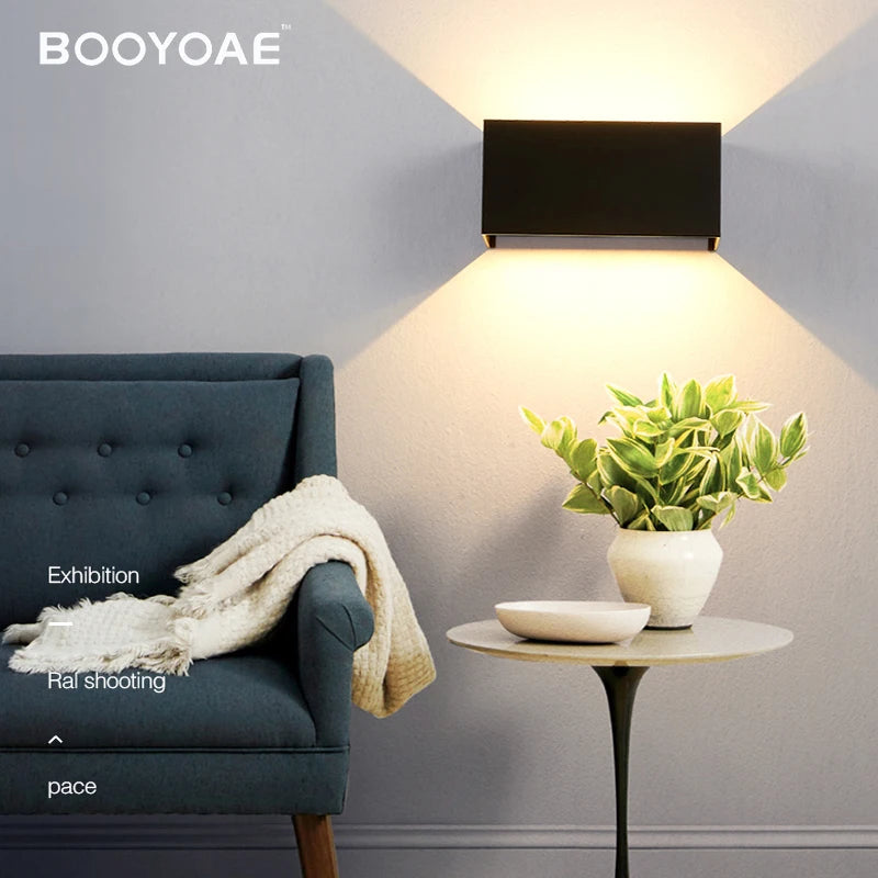 Applique extérieure IP54 étanche Simple aluminium monté en Surface originalité cuboïde réglable décoration éclairage mural - vue 3 sur 6