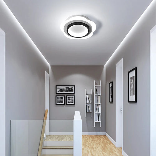 Kreative LED-Deckenleuchte im nordischen Design zur stilvollen Dekoration Ihres Zuhauses - vue 4 sur 9