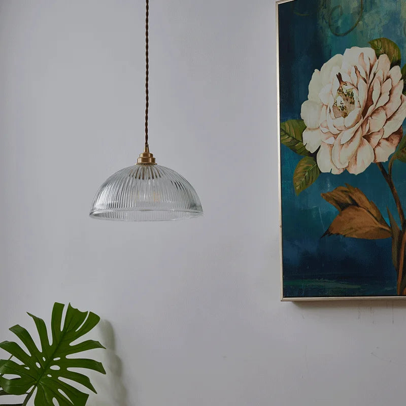 lustre nordique en verre pour restaurant et boutique bar - vue 6 sur 7