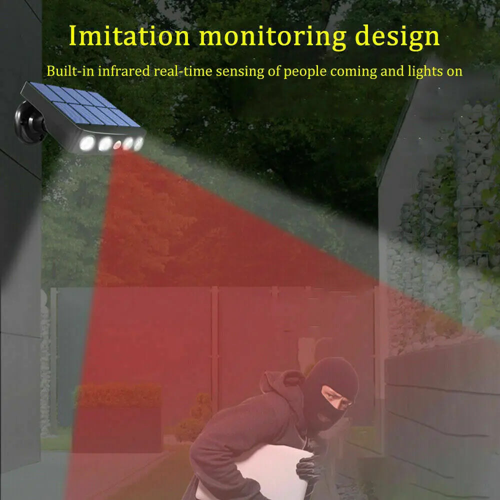 applique murale led solaire avec capteur de mouvement pour extérieur - vue 7 sur 7