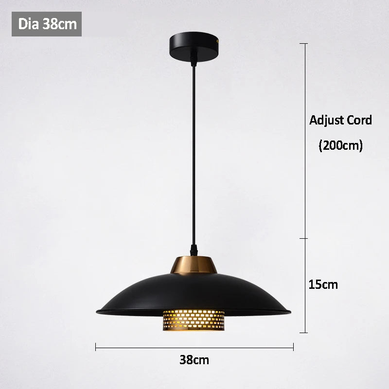 Moderne Pendelleuchte aus Metall für ein elegantes Interieur - vue 6 sur 7