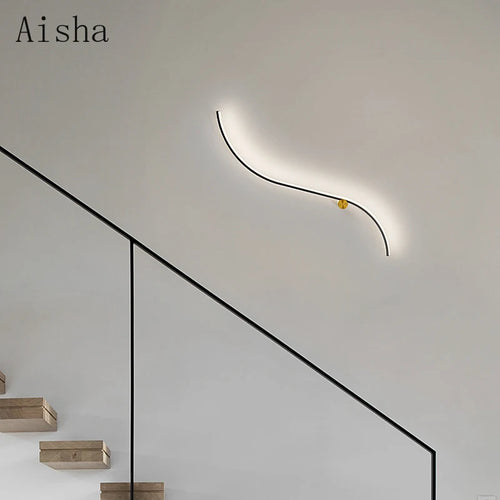 Moderne und kreative LED-Wandleuchte für die Innendekoration - vue 3 sur 9