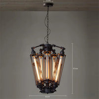 suspension vintage industrielle avec ampoule edison pour restaurant