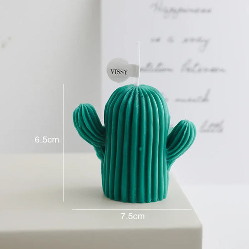 bougies parfumées cactus faites à la main décoratives pour la maison