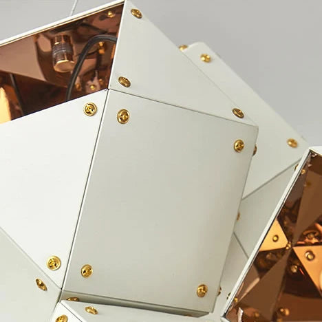 suspension design nordique en fer et pierre moderne - vue 6 sur 5