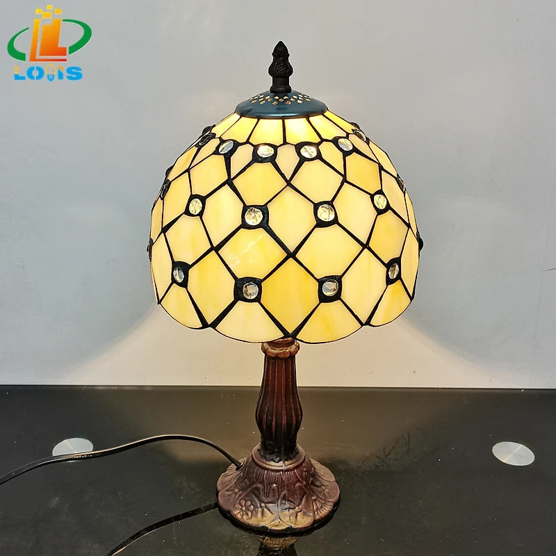lampe de chevet gypsophile veilleuse pour enfants design tiffany - vue 3 sur 6
