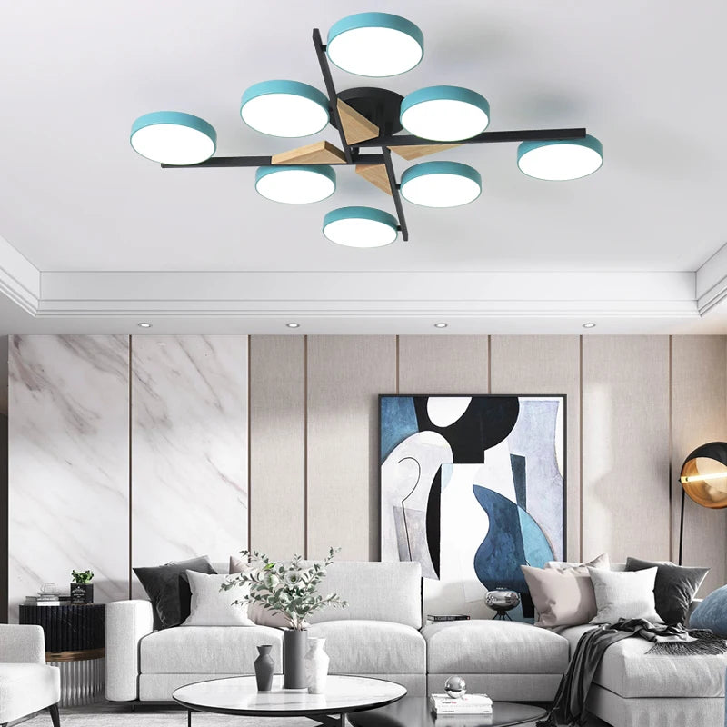 lustre nordique moderne et créatif pour restaurant et bureau - vue 6 sur 10