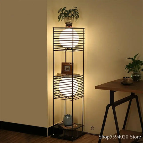 lampadaire led sur pied style chinois décoratif pour la maison