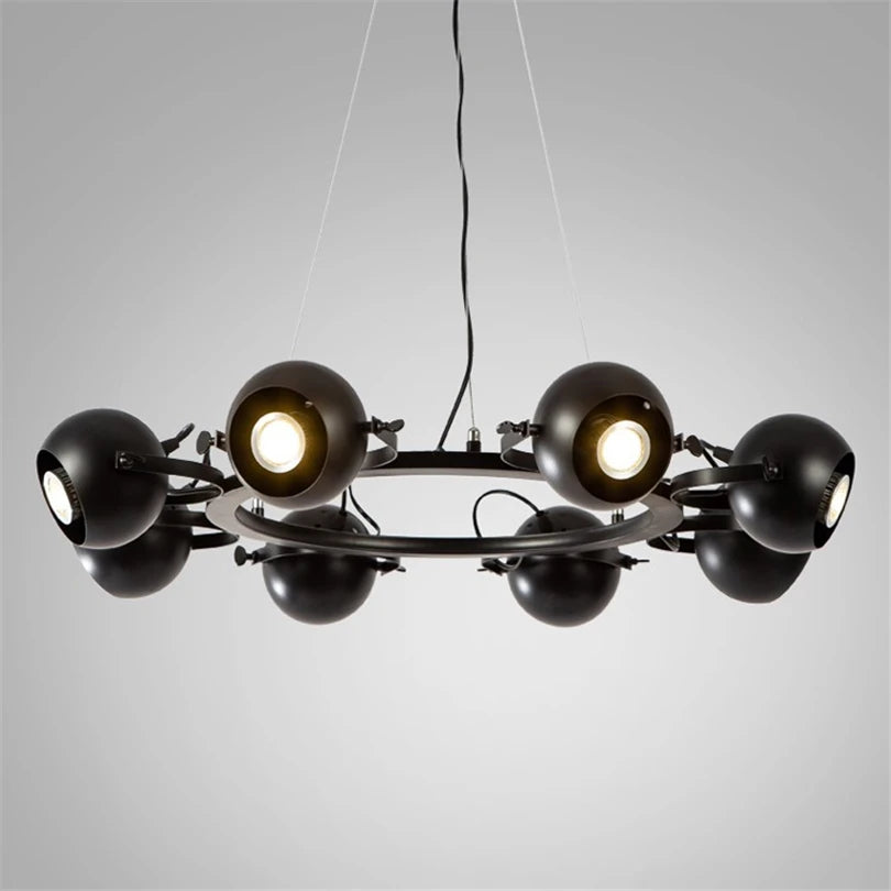 suspension rétro industrielle en fer pour magasin