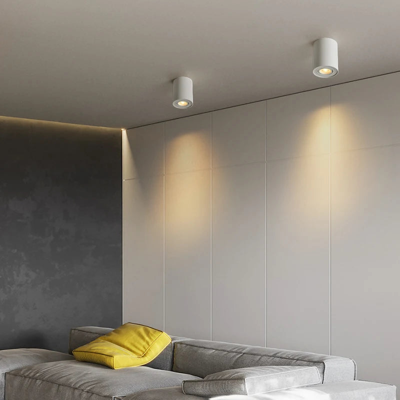 projecteurs led cob foco spot plafond rail lumières spot maison magasin - vue 6 sur 12