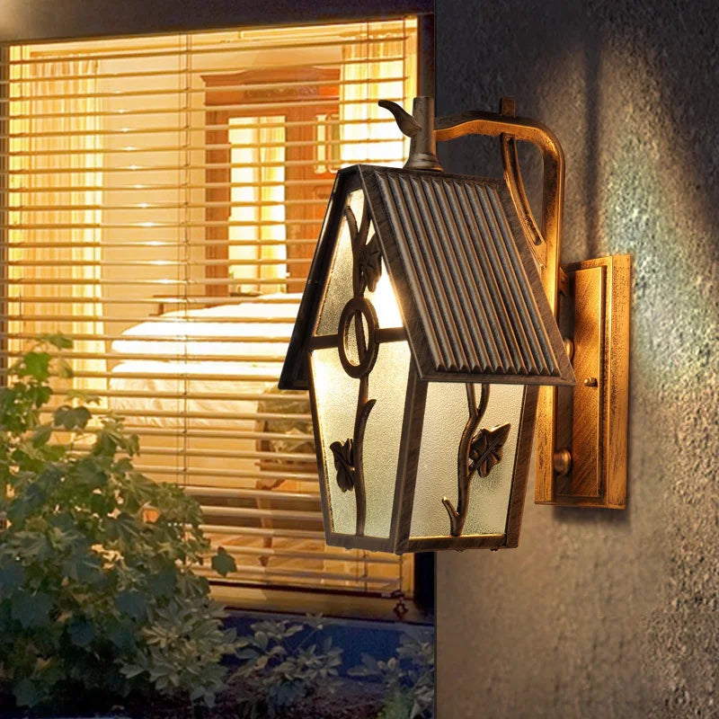 appliques murales rétro pour balcon et jardin extérieur - vue 4 sur 8
