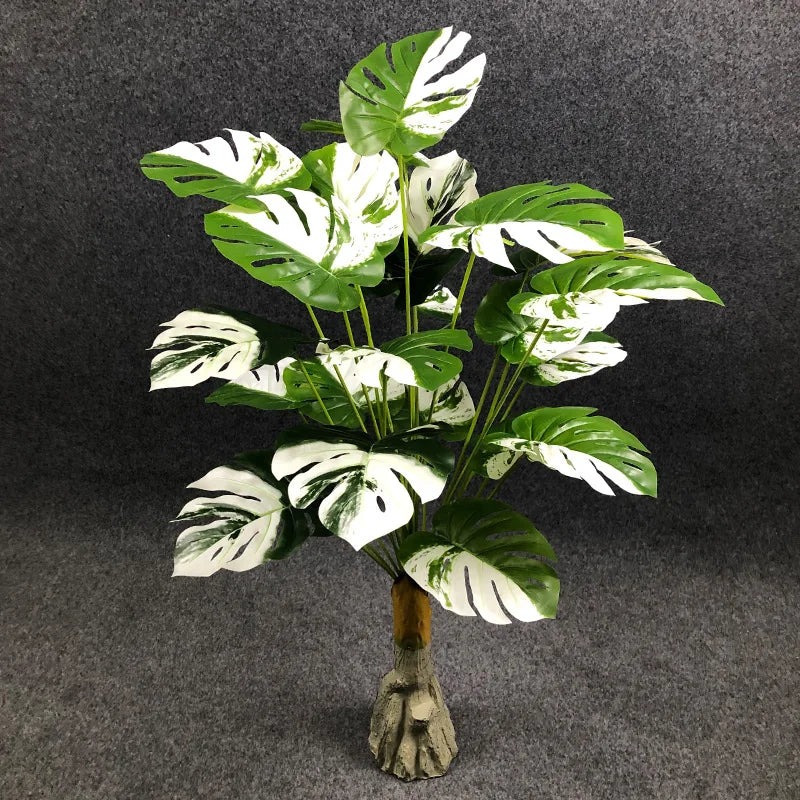 grandes plantes artificielles avec feuilles de palmier décoratives - vue 2 sur 12