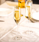 Flutes champagne design élégant verre soufflé sans plomb