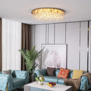 LED-Deckenleuchte rund Kristall Luxus postmoderner europäischer Stil
