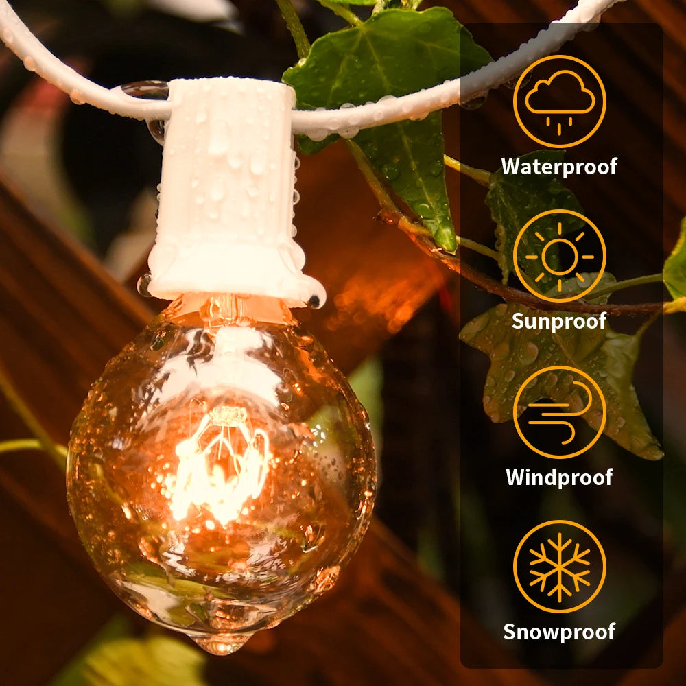 guirlande lumineuse extérieure féerique pour Noël et événements - vue 3 sur 8