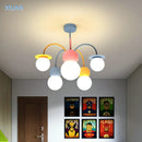 lustre nordique pour enfants dessin animé led suspension