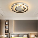 Moderne LED-Deckenleuchte aus Schmiedeeisen und Acryl für die Innendekoration