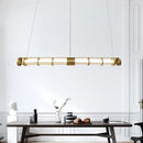 lustre postmoderne en métal créatif design minimaliste américain