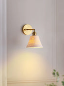 Wandleuchte aus Keramik und Kupfer im nordischen Luxus-Design