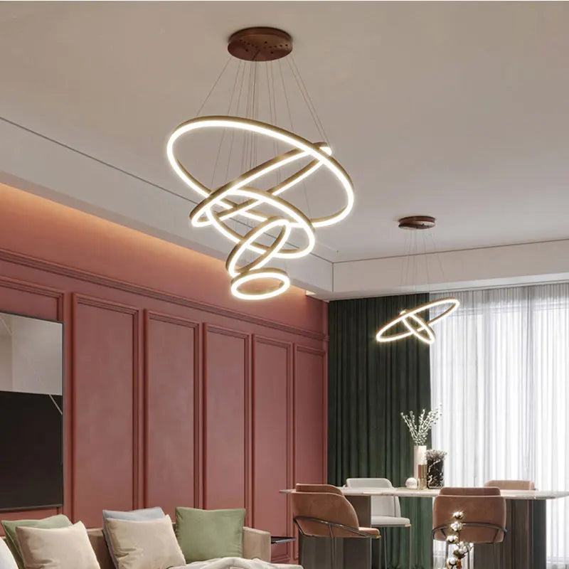 lustre moderne pour éclairage intérieur décoratif suspendu - vue 6 sur 18