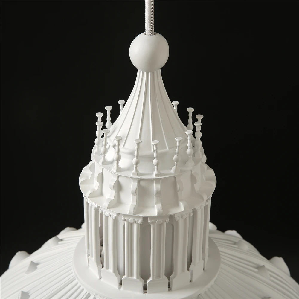 lustre moderne saint-paul led pour maison et restaurant - vue 3 sur 8