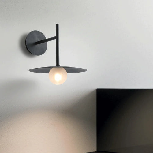 Nordische Wandleuchte im modernen Design mit UFO-Form dekoratives Licht - vue 3 sur 9