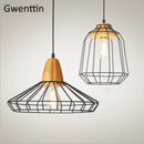 Moderne Pendelleuchte aus Holz mit LED-Beleuchtung für Pflanzen