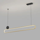 lampe pendante moderne rectangle led lustre suspendu intérieur