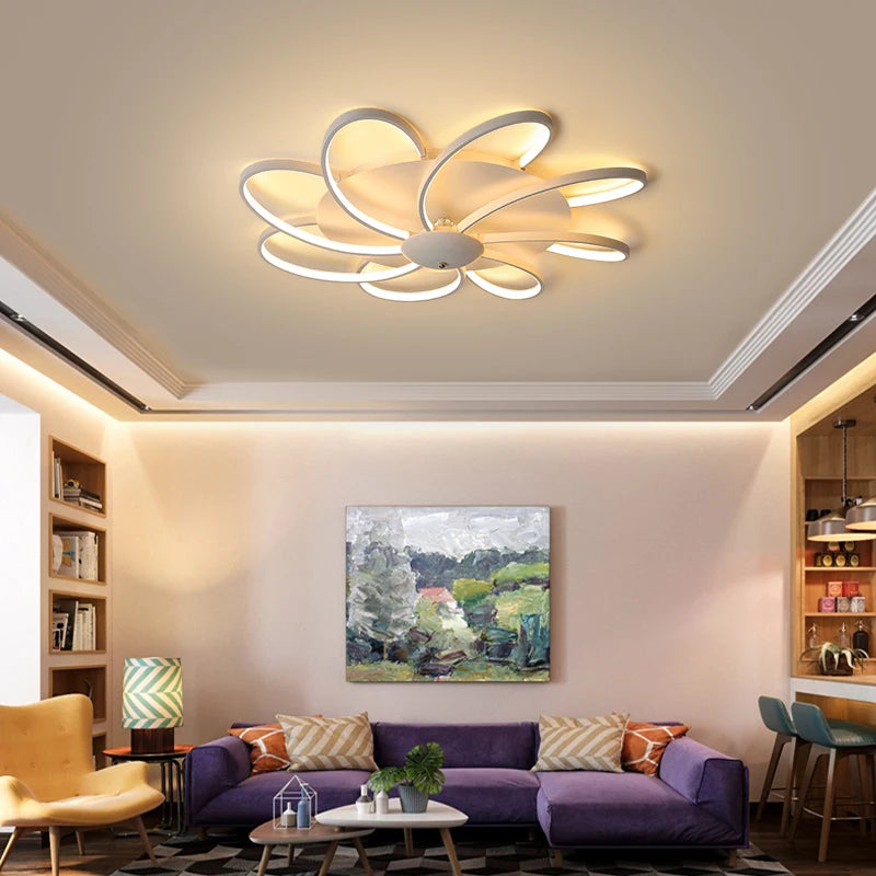 lustre moderne pour un éclairage intérieur élégant et polyvalent - vue 3 sur 6