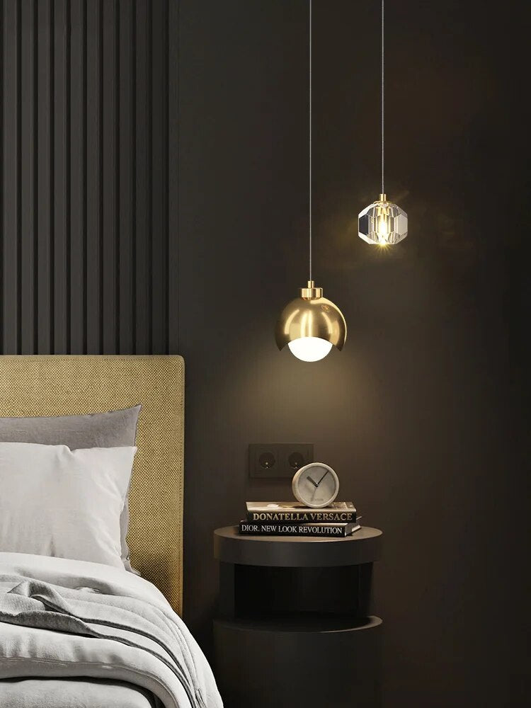 Suspension de chevet en cristal - vue 5 sur 8