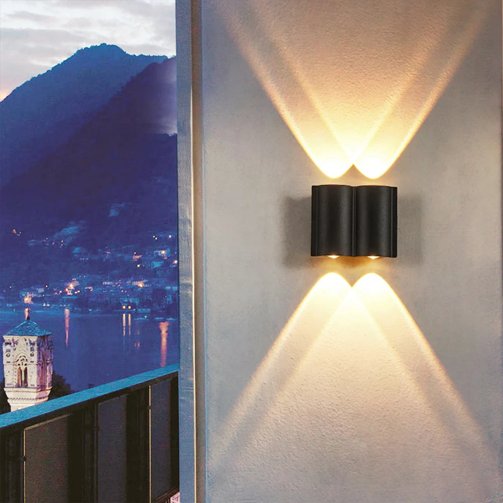 Applique murale led étanche pour éclairage intérieur et extérieur décoratif - vue 6 sur 9