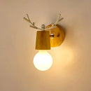 applique murale led en bois style industriel pour hôtel