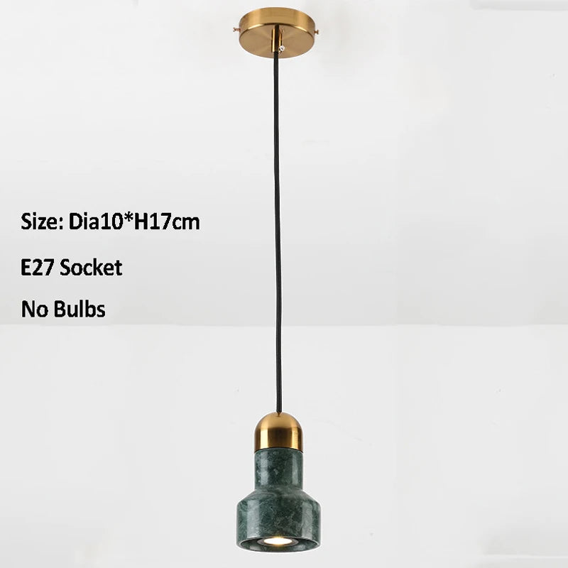 Design-Pendelleuchte aus Marmor für ein modernes und elegantes Ambiente