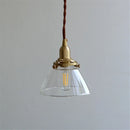 Loft Industrielle LED-Pendelleuchte Retro Messing Glas Antike Hängeleuchte