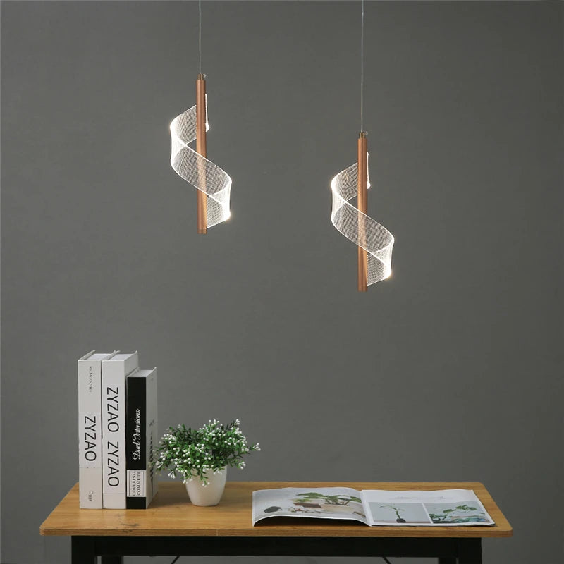 Moderne Pendelleuchte aus Acryl im nordischen Design für Restaurants - vue 3 sur 8